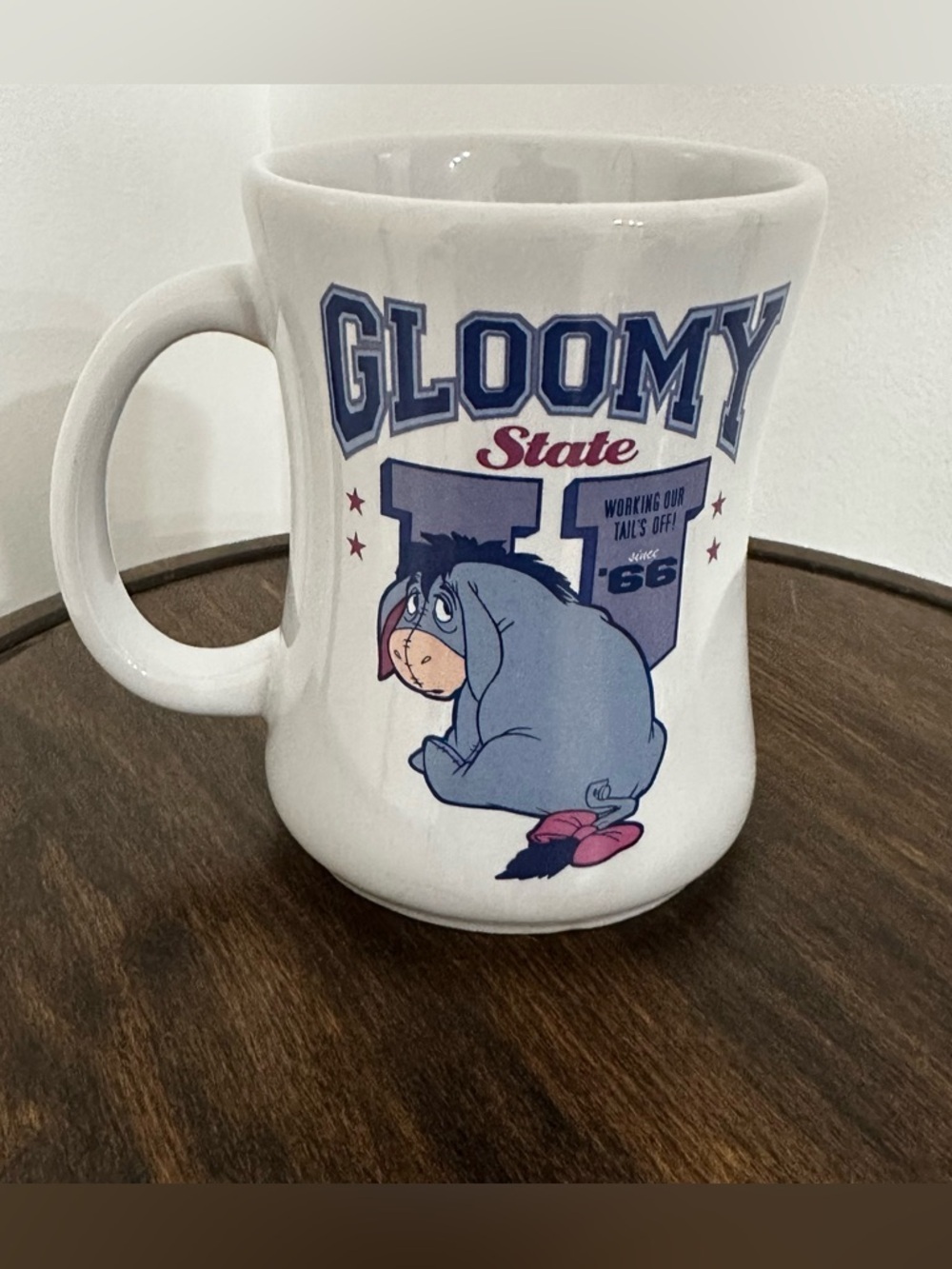 Disney Store Exclusive Eeyore "Gloomy State" Coffee Mug